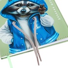 Дневник школьный для 1-11 классов, "ЕНОТ", твёрдая обложка с поролоном, искусственная кожа, шнуровка, ляссе, универсальная шпаргалка, 48 листов, блок 80г/м2 - фото 24191642