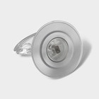 Держатель для зубных щёток самоклеящийся Доляна Elemental, 6×6.5×6.5 см, прозрачный - Фото 4