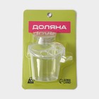 Держатель для зубных щёток и пасты самоклеящийся Доляна Elemental, 12.5×11.5×11 см, прозрачный - Фото 5