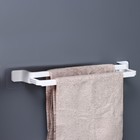 Держатель для полотенец на липучке Доляна, 53 см, цвет белый - Фото 10