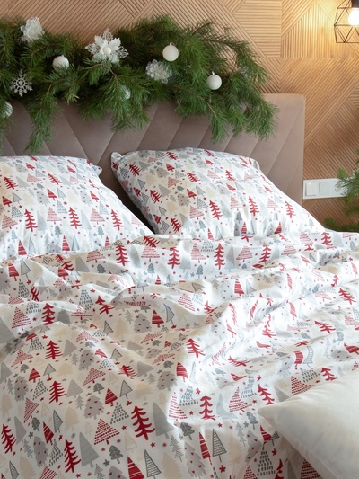 Постельное бельё дуэт «Этель» New Year's pattern, бязь