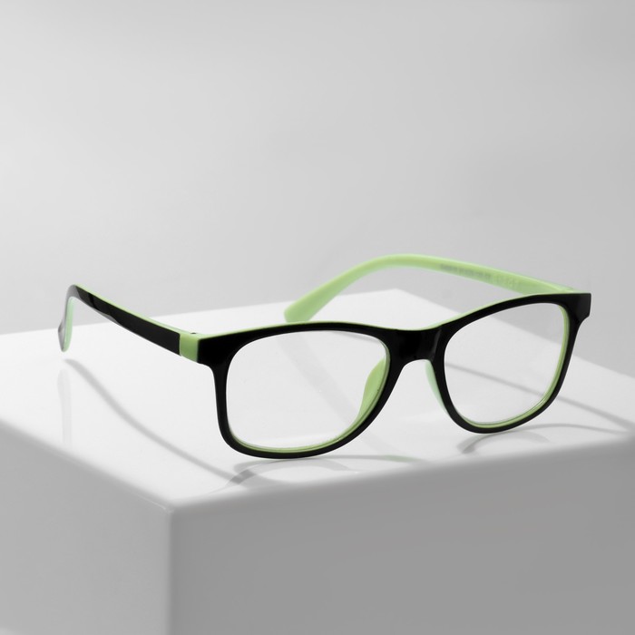 Готовые очки GA0519 (Цвет: C1 чёрный, зелёный; диоптрия: + 3,5; тонировка: Нет) - Фото 1