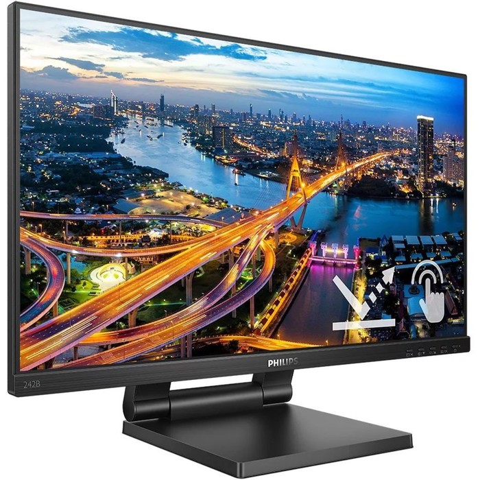 Монитор Philips 23.8" B Line 242B1TC черный IPS LED 16:9 HDMI M/M матовая HAS 250cd 178гр/1   103390 - фото 51561147