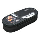 Пенал-футляр 100 х 225 х 60 мм, мягкий, текстильный, Stavia 8730 "Футбол - фото 24100350