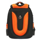 Рюкзак школьный, 40 х 33 х 19 см, эргономичная спинка, Stavia "Футбол", чёрныйр/оранжевый - Фото 6