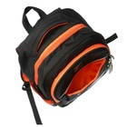 Рюкзак школьный, 40 х 33 х 19 см, эргономичная спинка, Stavia "Футбол", чёрныйр/оранжевый - Фото 8