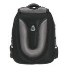 Рюкзак школьный, 40 х 33 х 19 см, эргономичная спинка, Stavia "Монохром", чёрный/оранжевый - Фото 6