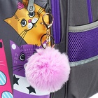Рюкзак школьный, 40 х 33 х 19 см, эргономичная спинка, Stavia "Четыре кота", серый - Фото 11