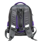 Рюкзак школьный, 40×33×19 см, эргономичная спинка, Stavia «Четыре кота», серый - Фото 5