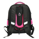 Рюкзак школьный, 40 х 33 х 19 см, эргономичная спинка, Stavia "Кошка", чёрный/розовый - Фото 5