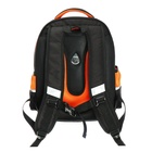 Рюкзак школьный, 40 х 33 х 19 см, эргономичная спинка, Stavia "Капибара", чёрный/оранжевый - Фото 5