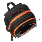 Рюкзак школьный, 40 х 33 х 19 см, эргономичная спинка, Stavia "Капибара", чёрный/оранжевый - Фото 8