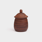 Бочонок под мёд, " Пчелка"  красная глина, 0,5 л - фото 24077563