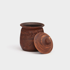 Бочонок под мёд, " Пчелка"  красная глина, 0,5 л - фото 24077564