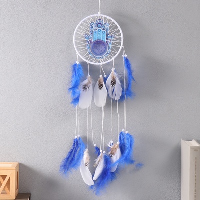 Ловец снов амулет от сглаза «Рука Фатимы», 47×15×0.7 см