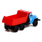 Грузовик металлический «УРАЛ. Самосвал», инерция, цвет МИКС, в пакете - фото 24355953