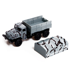 Грузовик металлический «УРАЛ. Пограничные войска», инерция, в пакете - фото 24272615