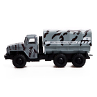 Грузовик металлический «УРАЛ. Пограничные войска», инерция, в пакете - фото 24272616