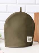 Грелка на чайник Этель Kitchen, 28×28 см, 100% хлопок, саржа 220 г/м², зелёная - Фото 2