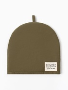 Грелка на чайник Этель Kitchen, 28×28 см, 100% хлопок, саржа 220 г/м², зелёная - Фото 3