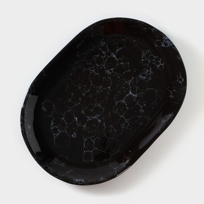 Блюдо керамическое «Вуаль», 31×22 см, h=2,5 см