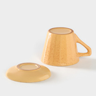 Чайная пара керамическая «Каракум», 2 предмета: чашка 200 мл, блюдце d=9 см - фото 4451719