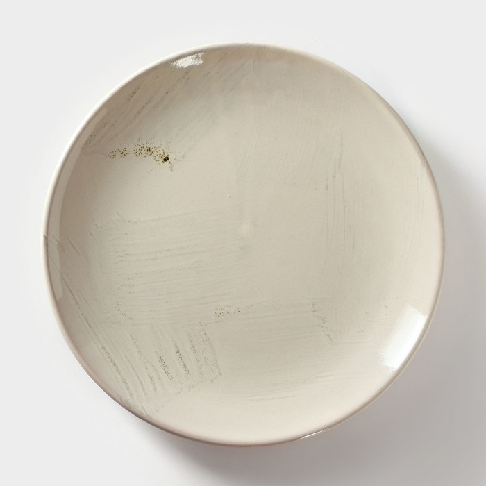Тарелка керамическая «Шебби», d=22 см, h=2,5 см - Фото 1