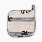 Прихватка «Этель» Leaves, 19×19 см,100% хлопок, репс 220 г/м² - Фото 1