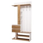 Прихожая Парус, 1000х300х2020, белый / дуб вотан - фото 24024358