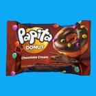 Кекс "PAPITA  DONUT", с какао глазурью, шоколадной начинкой и цветным драже 40 г - фото 321568919