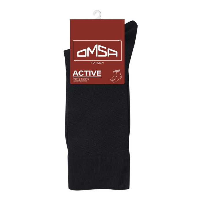 

Носки мужские летние OMSA ACTIVE, размер 39-41, цвет nero