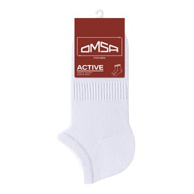 Носки мужские укороченные OMSA ACTIVE, размер 39-41, цвет bianco