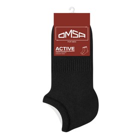 Носки мужские укороченные OMSA ACTIVE, размер 39-41, цвет nero