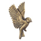 Декор настенный, гипсовое панно "Птицы" 5 шт, бронза - фото 9855293