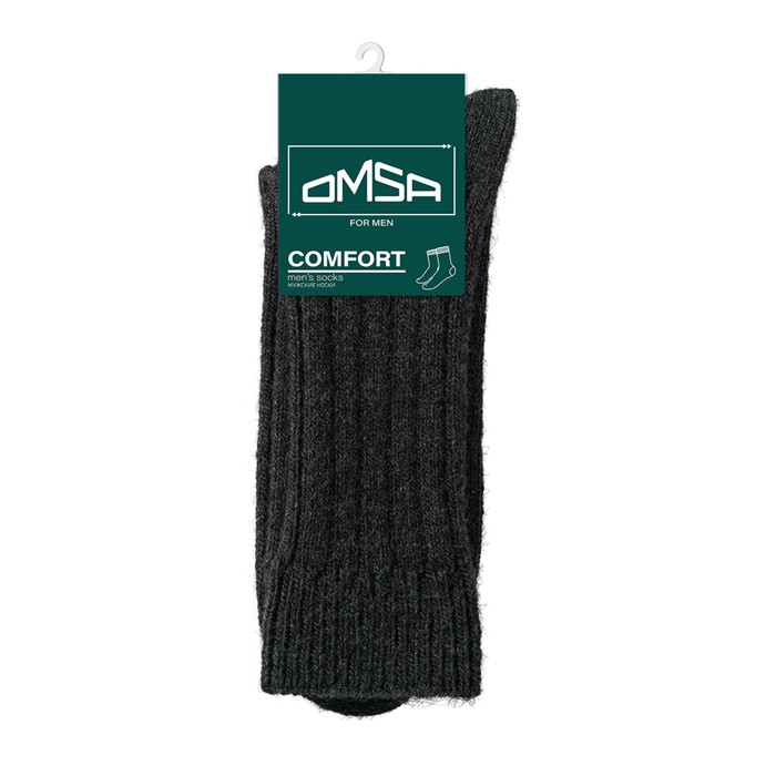 

Носки мужские тёплые OMSA COMFORT, размер 42-44, цвет grigio scuro melange