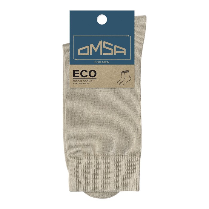 Носки мужские OMSA ECO, размер 39-41, цвет grigio chiaro - Фото 1