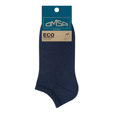 Носки мужские укороченные OMSA ECO, размер 39-41, цвет blu