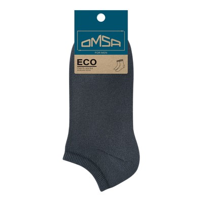 Носки мужские укороченные OMSA ECO, размер 39-41, цвет grigio scuro