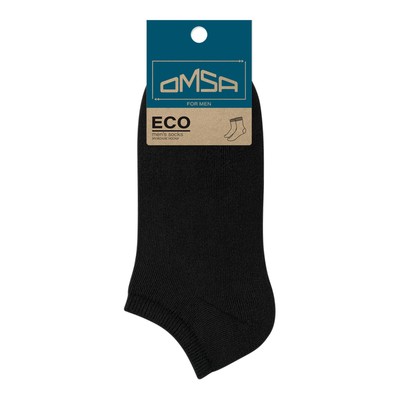 Носки мужские укороченные OMSA ECO, размер 39-41, цвет nero