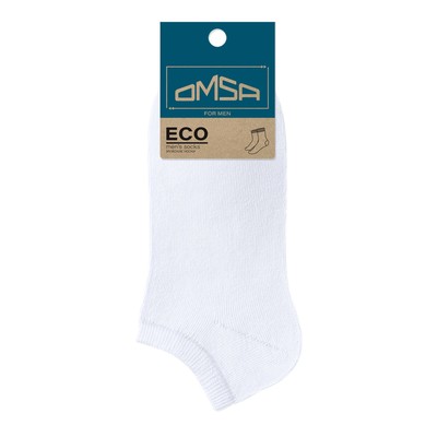 Носки мужские укороченные OMSA ECO, размер 42-44, цвет bianco