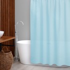 Штора для ванной комнаты «Бриллиант», 180×180 см, цвет светло-голубой - фото 321601647
