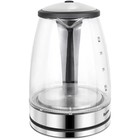 Чайник электрический Blackton Bt KT1803G, стекло, 1500 Вт, 1.8 л, серебристо-чёрный - фото 51575235 Чайник электрический Blackton Bt KT1803G, стекло, 1500 Вт, 1.8 л, серебристо-чёрный - фото 51575235