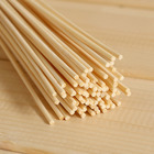 Веник массажный из бамбука 36см, 0,2см прут, джутовая ручка - Фото 3
