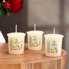 Набор свечей ароматических "Vanilla lime", ванильный лайм, 3 шт, 5х4,5 см - фото 9864250