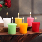 Набор свечей ароматических "Пион, Апельсин, Кокос, Яблоко с корицей, Вишня, Ваниль" 6 в 1 - фото 9820645