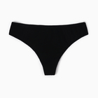 Трусы женские стринги Miss Beautiful, цвет черный, размер 44-46 (M) - фото 9093995