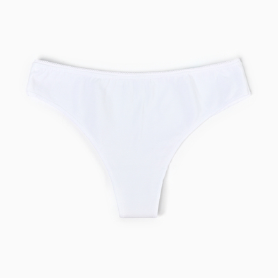 Трусы женские стринги Miss Beautiful, белые, размер 46-50 (XL)
