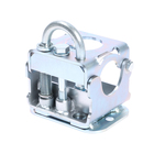 Поворотный хомут опорного колеса прицепа, r=48 мм, металл - Фото 3