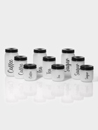 Банка для сыпучих продуктов Herevin Coffee, 1 л, стекло, белая - Фото 6