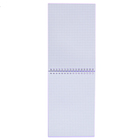 Блокнот А5 80л кл на гребне NEWtone PASTEL Лаванда, пласт обл, бл 80 г/м2 - фото 24093627